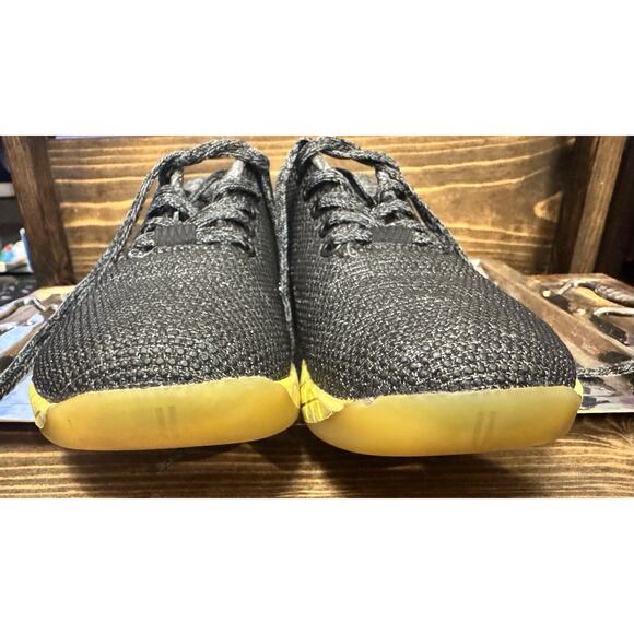 NOBULL Women’s/Men’s Trainers Gray Textured Knit Upper Honeycomb Sole Pre-loved - Picture 8 of 14